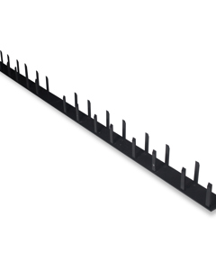 Endkappe PVC schwarz f/Buchtenprofil 35x